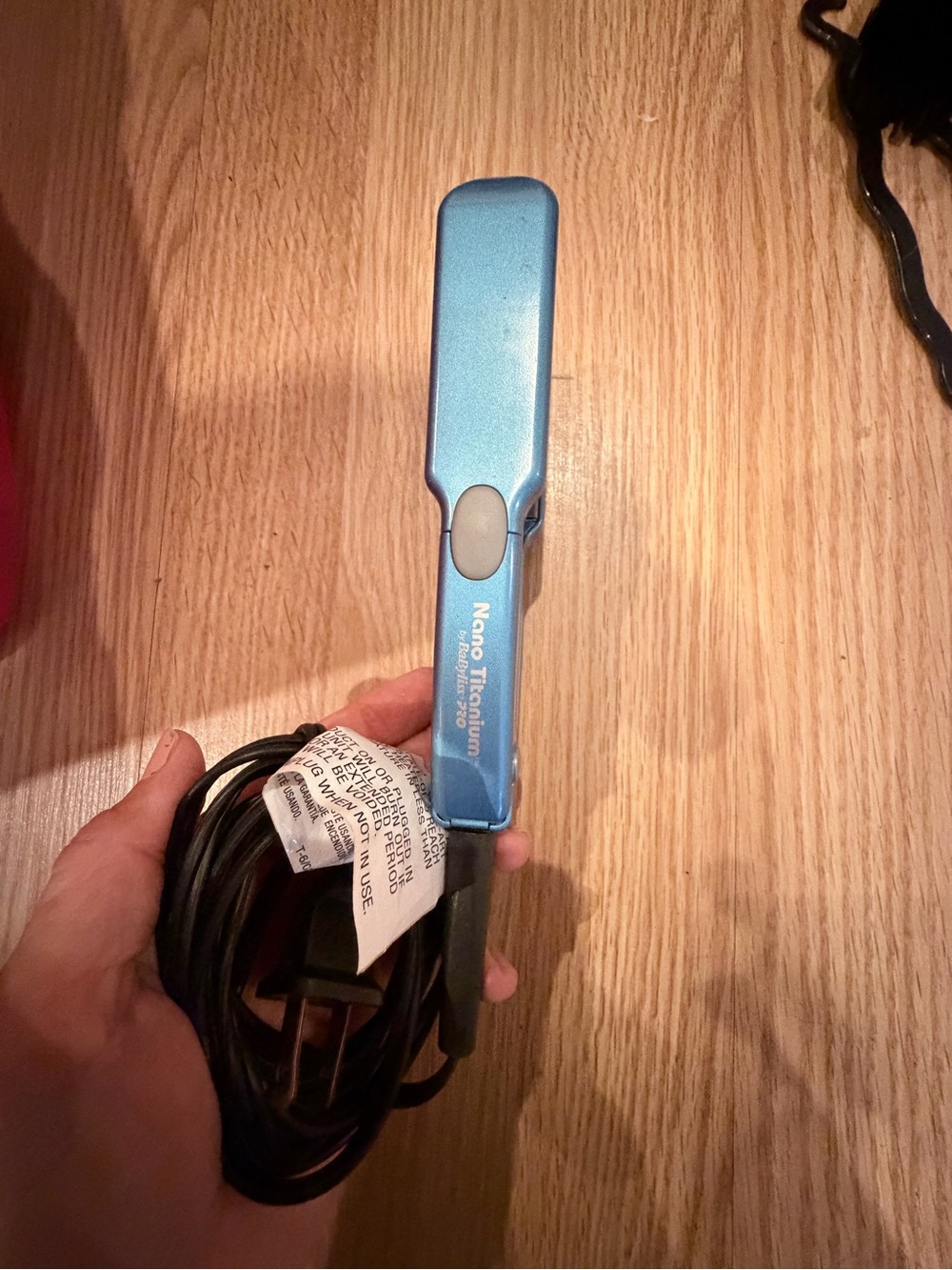 BaByliss Metallic Blue Nano Titanium Mini Flat Iron